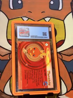 Torchic 82 Pokemon 2003 Topps Advanced CGC Gem Mint 10 (Old Blue Label) - Image 2