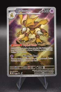 Pokemon TCG Alakazam 009 Me: Mega Evolution Promo Holo NM Ungraded - Image 1