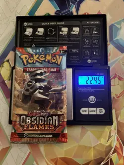 VERY HEAVY! 22.45Gram Obsidian Flames Pokemon TCG Factory Sealed Booster Pack!!! - Image 1