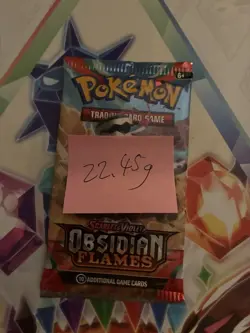VERY HEAVY! 22.45Gram Obsidian Flames Pokemon TCG Factory Sealed Booster Pack!!! - Image 2