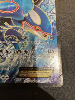 Kyogre EX (148 Full Art) 148/160 Primal Clash XY Holo Pokemon Card TCG - Image 3