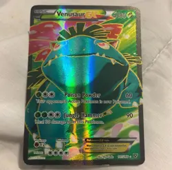 Pokemon TCG Venusaur EX Foil Card 180 HP XY 2014 Basic 141/146 - Image 1