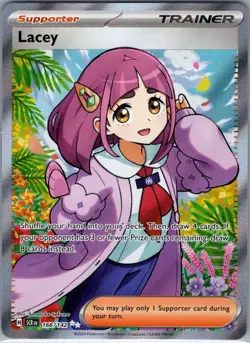 Lacey 166/142 SV07: Stellar Crown - Pokemon Card - NM - Image 1
