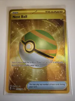Nest Ball 255/198 Hyper Rare Scarlet & Violet Pokemon NM - Image 1