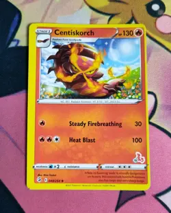 Centiskorch 049/264 Fusion Strike Cinderace Stamped Misprint Error Pokemon Card! - Image 1