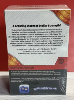 Pokemon TCG Scarlet Violet Surging Sparks Booster Bundle 6 Booster Packs Sealed - Image 3