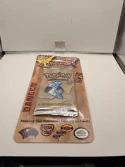Pokemon Fossil Blister Pack Unlimited Lapras Artwork 1999 WOTC Factory Sealed* - Image 3