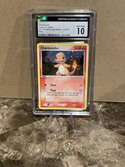 Pokemon Charmander EX Fire Red & Leaf Green Holo Secret Rare #113 PSA 10 - Image 4
