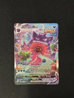 Pokemon TCG Gengar VMAX Secret Alt Art Holo Fusion Strike LP Condition - Image 1