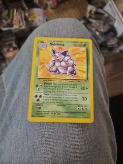 * Pokemon TCG Nidoking 31/110 Legendary Collection Regular 2002 Vintage LP - Image 1