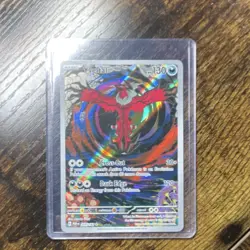 Pokemon Yveltal 205/182 SV04: Paradox Rift Illustration Rare Holo 130 HP - Image 1