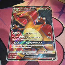 Pokemon Charizard GX SM60 SM Promo Full Art Holo GX 250 HP Crimson Storm - Image 2