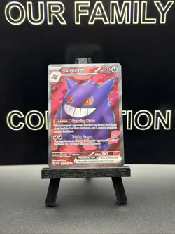 Gengar ex Temporal Forces Ultra Rare Pokemon TCG 193/162 Scarlet Violet Full Art - Image 1