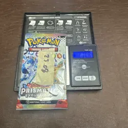 ULTRA HEAVY! GOD PACKU ~23.08g Prismatic Evolutions Pokemon TCG Booster (SEALED) - Image 1