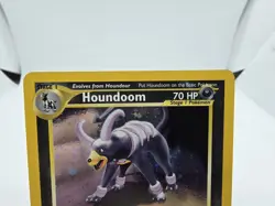 Houndoom 4/75 Neo Discovery 2001 Rare Holo Pokemon TCG Shin-ichi Yoshida NM/LP - Image 2