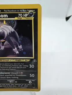 Houndoom 4/75 Neo Discovery 2001 Rare Holo Pokemon TCG Shin-ichi Yoshida NM/LP - Image 4