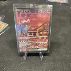 Mew ex SVP 053 Pokemon TCG Scarlet Violet 151 Black Star Promo Full Art SEALED - Image 1