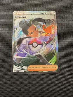 Pokemon TCG Nemona 238/091 Sv: Paldean Fates Special Illustration Rare Near Mint - Image 2