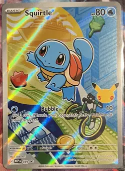 Squirtle First Partners 039 Promo Card Mint Condition Pokemon TCG - Image 1