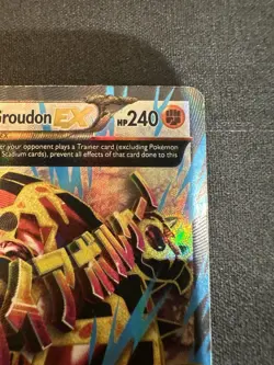 Primal Groudon EX (Omega 151 Full Art) 151/160 Primal Clash XY Holo Pokemon Card - Image 3
