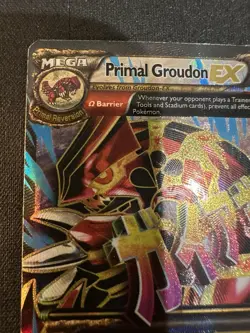 Primal Groudon EX (Omega 151 Full Art) 151/160 Primal Clash XY Holo Pokemon Card - Image 5
