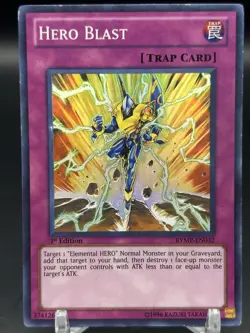 Yu-Gi-Oh! 1st Edition Hero Blast #RYMP-EN032 Light Play - Image 2