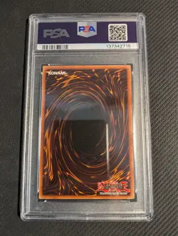 Yugioh Dark Hole LOB-052 1st Edition Super Rare Glossy PSA 10 Gem Mint! - Image 2