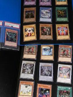 Yugioh PSA lot & High End Vintage/Mod BINDER( Read Description for more info ) - Image 2