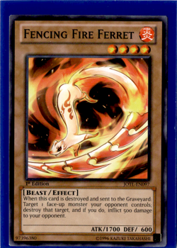 Fencing Fire Ferret | JOTL-EN097 | Yu-Gi-Oh! TCG - Image 1