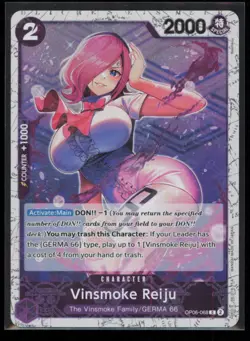Vinsmoke Reiju (OP06-068) (Jolly Roger Foil) One Piece Premium Booster NM - Image 1