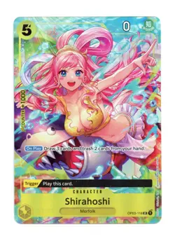 Shirahoshi Premium Collection BANDAI Fest. OP03-116 UC Foil One Piece Promo NM - Image 1