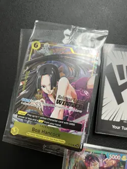 One Piece Boa Hancock Release Event Winner P-115 Sealed Holo Stamp NM - Image 1