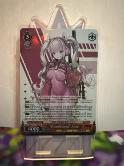 Nikke Weiss Schwarz "Wonderland" Alice NIK/S117-E060 RR Double Rare - Image 1