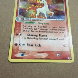 Rapidash 13/112 FireRed & LeafGreen Holo Rare Pokemon Card - Image 4
