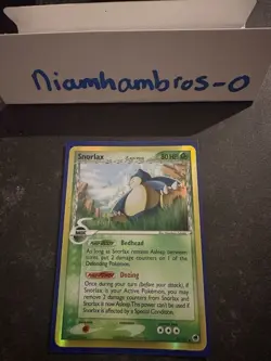 Pokemon Snorlax Delta Species Dragon Frontiers Holo Rare Basic 80HP 10/101 Card - Image 1