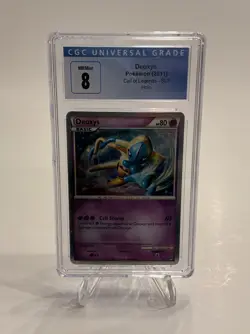 CGC 8 Deoxys 2011 Call of Legends SL1 Holo Pokemon Card - Image 1