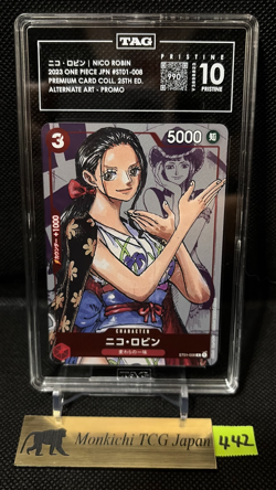 TAG PRISTINE［990］10 Nico Robin ST01-008 25th Anniversary Edition ONE PIECE Card① - Image 1