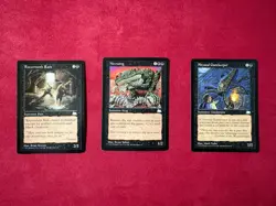 Black 3 Card Lot Weatherlight - MTG Magic The Gathering Classic 90’s Vintage HP - Image 1