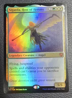 Sigarda, Host of Herons #247 FOIL Innistrad Remastered INR MTG NM Magic Card - Image 1