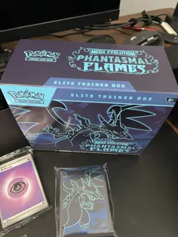 Pokemon Phantasmal Flames Elite Trainer Box ETB w/ Accessories Sealed Promo Card - Image 5