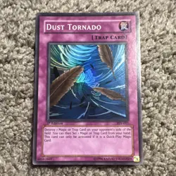 Konami Yu-Gi-Oh! Dust Tornado PSV-011 Pharaoh's Servant 1st Ed Trap Card - Image 1