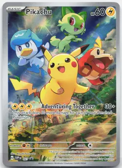 Pikachu - Promo SV: Scarlet & Violet Promo Cards SVP Lightning Holo 027 NM - Image 1