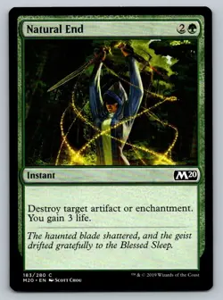 Natural End Magic the Gathering Core Set 2020 M20 MTG Card FREE SHIPPING ! - Image 3