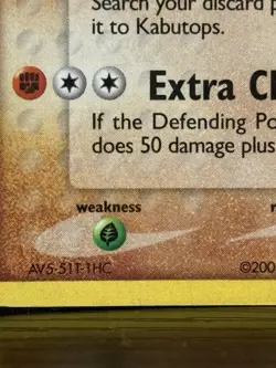 Kabutops Reverse Holo 7/92 ex Legend Maker Stamp 2006 Vintage Pokemon Card - Image 5