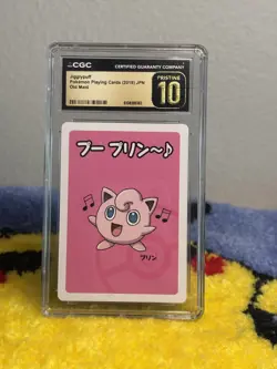 2019 Pokemon Japanese Old Maid Playing Cards - Jigglypuff - CGC PRISTINE 10 - Image 1