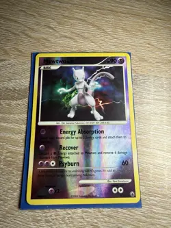 Mewtwo 9/100 D&P Majestic Dawn Pokemon Card Reverse Holo Foil Rare LP - Image 1