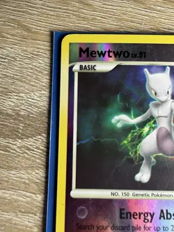 Mewtwo 9/100 D&P Majestic Dawn Pokemon Card Reverse Holo Foil Rare LP - Image 3