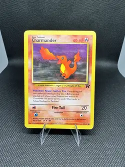 Charmander 50/82 Team Rocket Pokemon Card Vintage WOTC 2000 LP/NM - Image 1