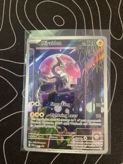Miraidon 013 Pokemon TCG Scarlet & Violet Full Art Holo Promo Card NM Condition - Image 1