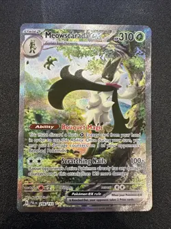 Pokemon TCG Meowscarada EX 256/193 Paldea Evolved Special Illustration Rare Holo - Image 1